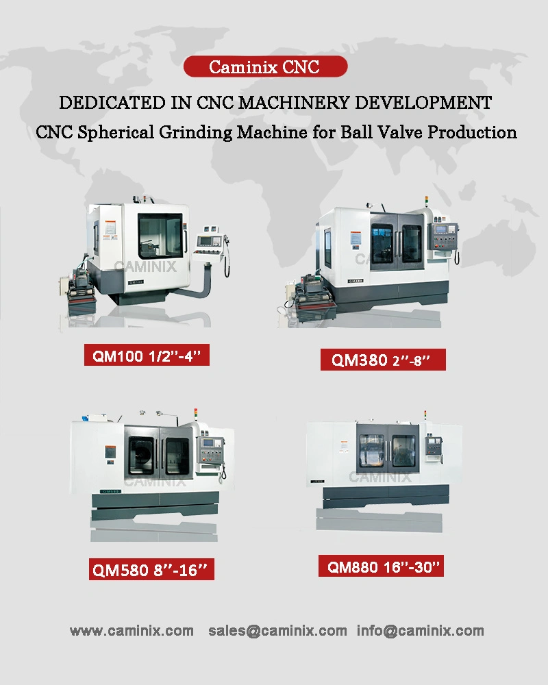 Metal Seated Ball Valve Lapping &amp; Polishing Machine Cmxcnc Brand DN50-DN500