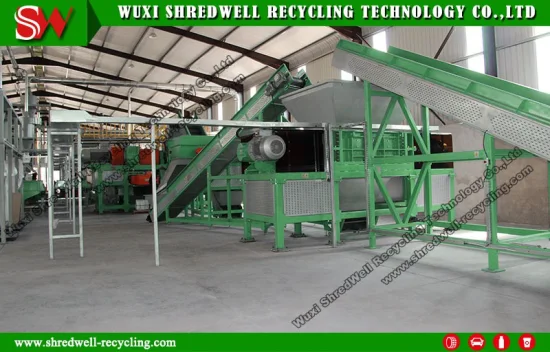 Crusher Crumb Rubber Making Used Tire Recycling Rubber Cracker Mill Rubber Roller Grinding Machine