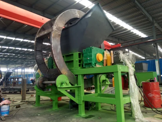 Cutting Tires Machine Rubber Roller Grinding Machine to Make Crumb Rubber Powder
