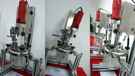 Laboratory Glass Reactor 5L with Low Mixing Speed&High Dispersion Speed