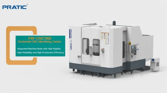 Heavy Duty Screw Drive High Precision Fanuc Siemens Horizontal CNC Mill Drill Machine for Metal Box Parts