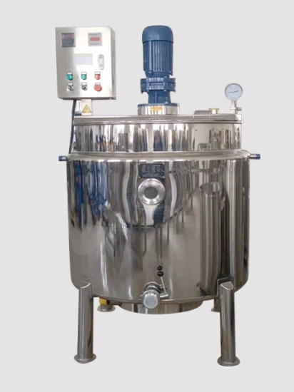 Danish Chemical Liquid Steam Heating 500L High-Speed Dispersion Mixing Tank