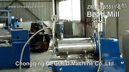 Nano Grinding Mill Machine Price Turbo Type Horizontal Bead Mill